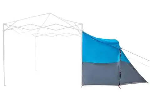 Cort cu acoperiș Altele Albastru și Negru 280 x 220 x 176 cm - 4/5