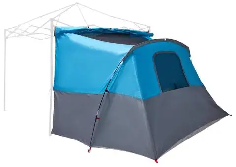 Cort cu acoperiș Altele Albastru și Negru 280 x 220 x 176 cm - 5/5
