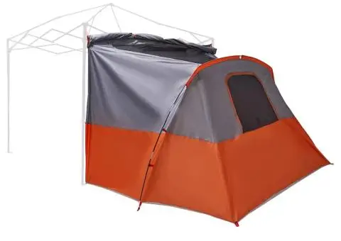 Cort cu acoperiș Altele Gri și Portocaliu și Negru 280 x 220 x 176 cm - 5/5