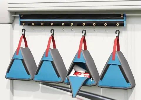 Sac de depozitare Gri, Albastru, Roșu 24 x 16 x 24 cm Oxford - 1/5