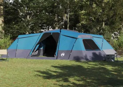 Cort albastru mare Poliester - 1/5