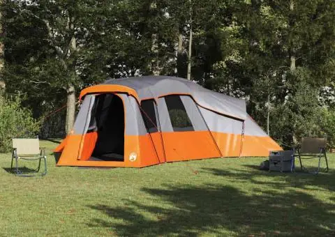 Cort Gri și portocaliu mare Poliester - 1/5