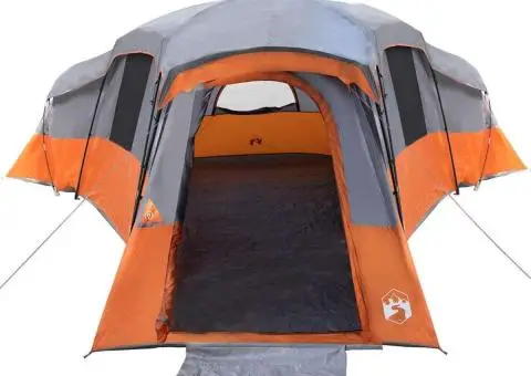 Cort Gri și portocaliu mare Poliester - 4/5