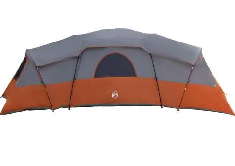 Cort Gri și portocaliu mare Poliester - 5/5
