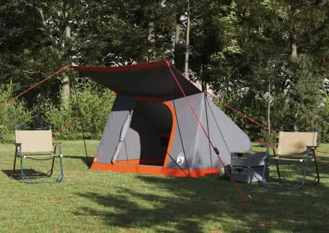 Cort Gri și portocaliu 282 x 225 x 154 cm - 1/5