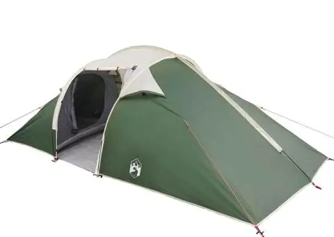 Cort cu acoperiș Altele Verde și Negru 510 x 240 x 156 cm Poliester - 2/5