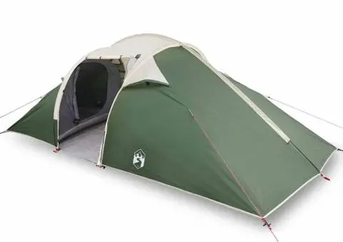 Cort cu acoperiș Altele Verde și Negru 510 x 240 x 156 cm Poliester - 3/5