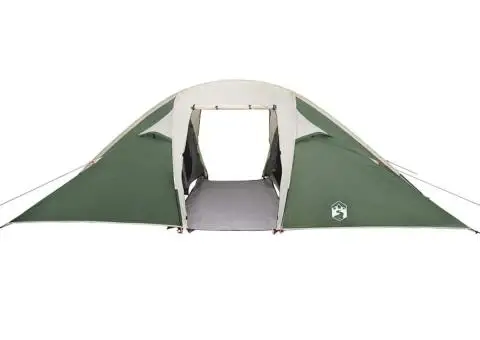 Cort cu acoperiș Altele Verde și Negru 510 x 240 x 156 cm Poliester - 4/5