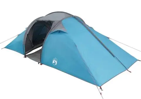 Cort cu acoperiș Altele Albastru și Negru 510 x 240 x 156 cm Poliester - 2/5