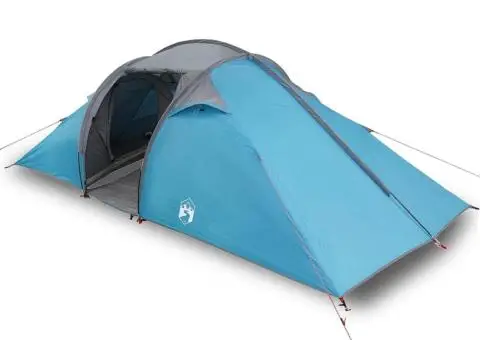 Cort cu acoperiș Altele Albastru și Negru 510 x 240 x 156 cm Poliester - 3/5