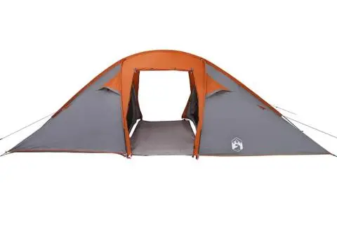 Cort Gri și Portocaliu și Negru 510 x 240 x 156 cm Poliester - 4/5