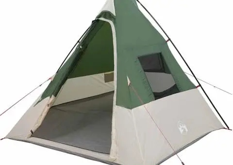 Cort cu acoperiș Altele cu aerisire de aer Verde și Negru 383 x 338 x 217 cm - 2/5