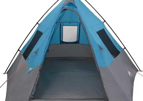 Cort cu acoperiș Altele cu aerisire de aer Albastru și Negru 383 x 338 x 217 cm - 4/5