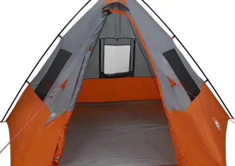 Cort cu acoperiș Altele Gri și Portocaliu și Negru 383 x 338 x 217 cm - 4/5