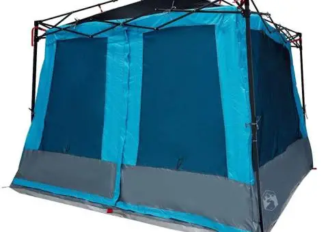 Cort cu acoperiș Altele cu aerisire de aer Albastru și Negru 291 x 291 cm - 2/5