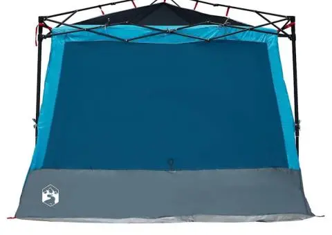 Cort cu acoperiș Altele cu aerisire de aer Albastru și Negru 291 x 291 cm - 4/5