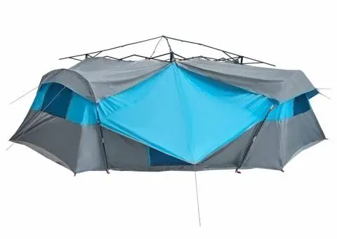 Cort cu acoperiș Altele cu aerisire de aer Albastru și Negru 520 x 520 x 190 cm - 2/5