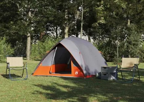 Cort Gri și portocaliu 275 x 230 x 140 cm - 1/5