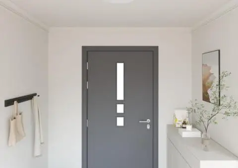 Lustră, alb, montaj încastrat, Ø 30 cm, țesătură, E27 - 1/5