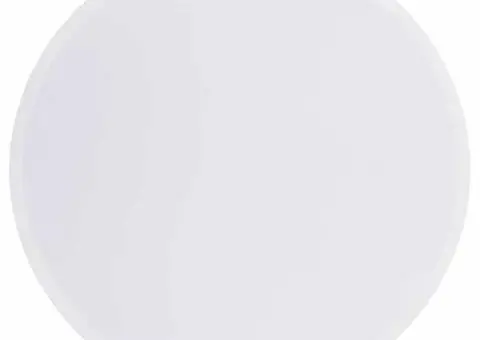 Lustră, alb, montaj încastrat, Ø 30 cm, țesătură, E27 - 5/5