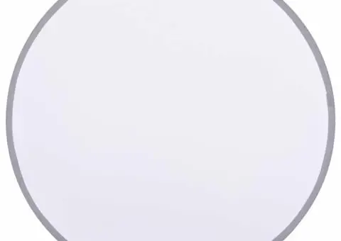 Lustră, gri, montaj încastrat, Ø 38 cm, țesătură, E27 - 5/5