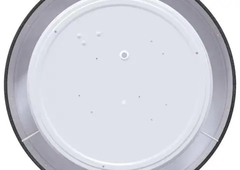 Lustră cu abajur model stea, negru, Ø 30 cm, țesătură, E27 - 4/5