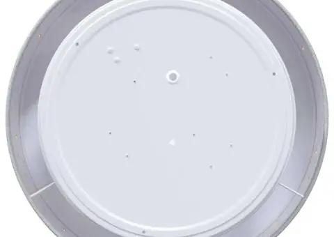 Lustră cu abajur model stea, gri, Ø 30 cm, țesătură, E27 - 4/5