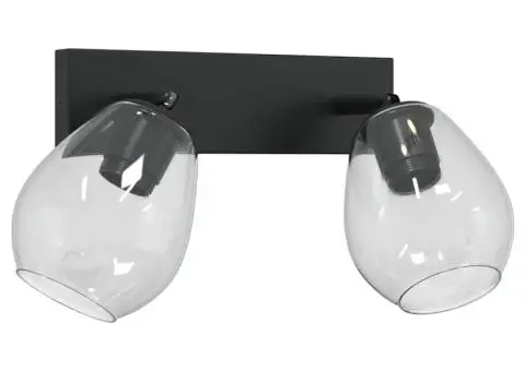 Lustră cu abajur din sticlă reglabil, antracit, E27 - 3/5