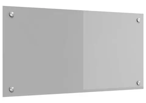 Contrablat bucătărie gri deschis 80x40x0.6 cm sticlă securizată - 4/5