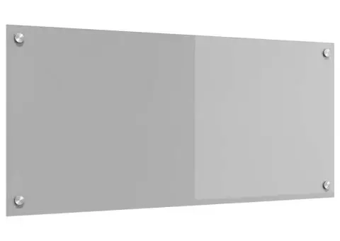 Contrablat bucătărie gri deschis 90x40x0.6 cm sticlă securizată - 4/5