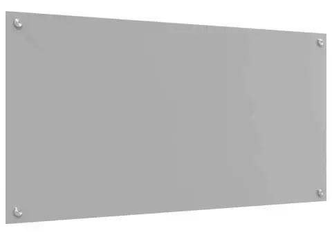 Contrablat bucătărie gri deschis 100x50x0.6cm sticlă securizată - 2/5