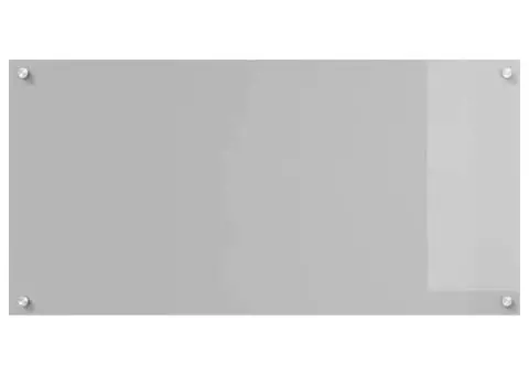 Contrablat bucătărie gri deschis 100x50x0.6cm sticlă securizată - 5/5