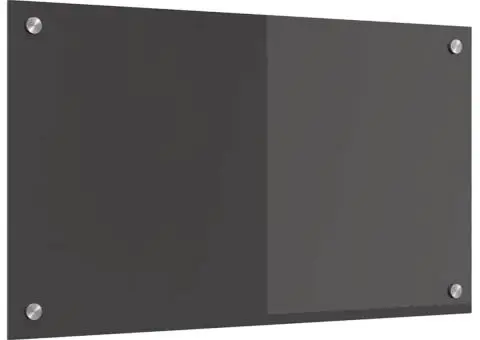 Contrablat bucătărie gri închis 70x40x0.6 cm sticlă securizată - 4/5