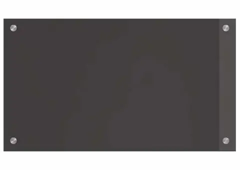 Contrablat bucătărie gri închis 70x40x0.6 cm sticlă securizată - 5/5