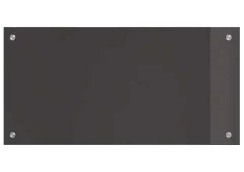 Contrablat bucătărie gri închis 80x40x0.6 cm sticlă securizată - 5/5