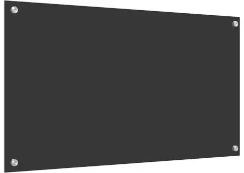 Contrablat bucătărie gri închis 90x50x0.6 cm sticlă securizată - 2/5