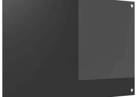 Contrablat bucătărie gri închis 90x60x0.6 cm sticlă securizată - 4/5