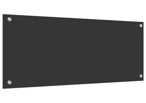 Contrablat bucătărie gri închis 100x40x0.6 cm sticlă securizată - 2/5