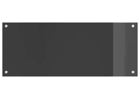 Contrablat bucătărie gri închis 100x40x0.6 cm sticlă securizată - 5/5