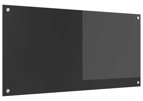 Contrablat bucătărie gri închis 100x50x0.6 cm sticlă securizată - 4/5