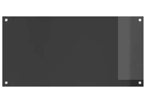 Contrablat bucătărie gri închis 100x50x0.6 cm sticlă securizată - 5/5