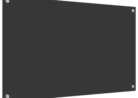 Contrablat bucătărie gri închis 100x60x0.6 cm sticlă securizată - 2/5