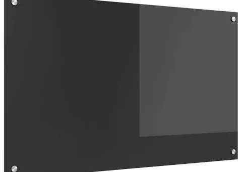 Contrablat bucătărie gri închis 100x60x0.6 cm sticlă securizată - 4/5