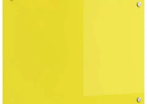Placă backsplash pentru bucătărie galben 70x50x0,6 cm din sticlă securizată - 4/5