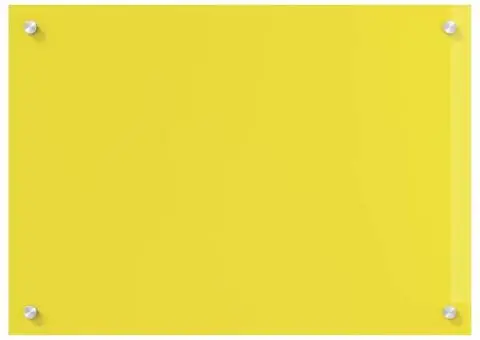 Contrablat bucătărie galben 70x60x0.6 cm sticlă securizată - 5/5