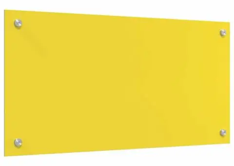 Contrablat bucătărie galben 80x40x0.6 cm sticlă securizată - 2/5