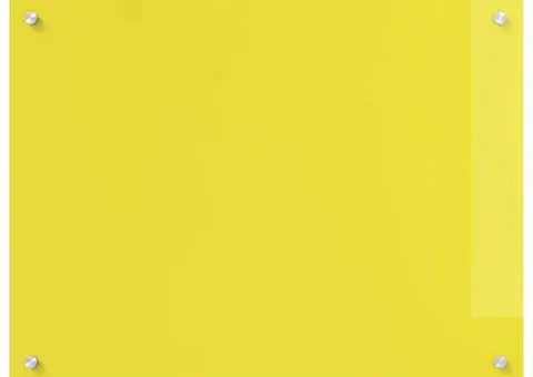 Contrablat bucătărie galben 80x60x0.6 cm sticlă securizată - 5/5