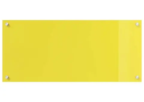 Contrablat bucătărie galben 90x40x0.6 cm sticlă securizată - 5/5