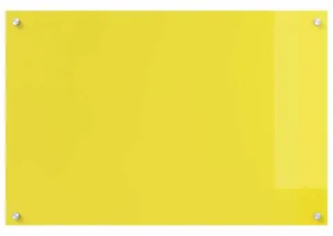 Contrablat bucătărie galben 90x60x0.6 cm sticlă securizată - 5/5