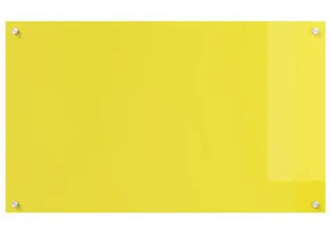 Contrablat bucătărie galben 100x60x0.6 cm sticlă securizată - 5/5